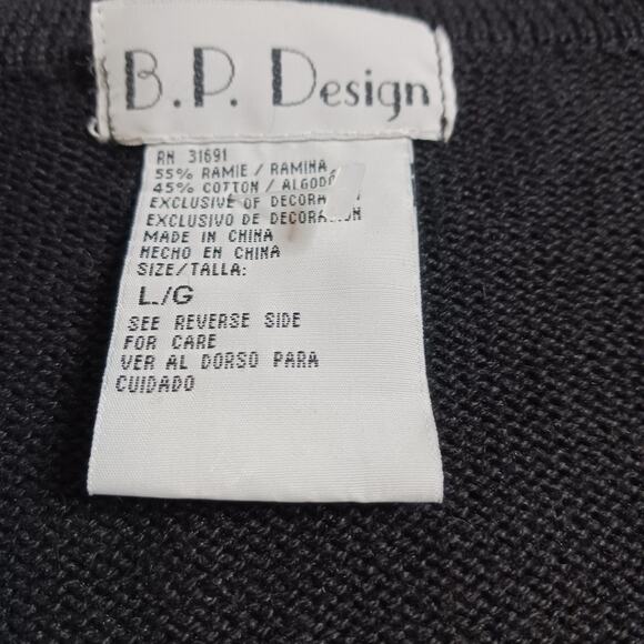 B.P. Design Embroidered and Beaded Christmas Cardigan NWOT - Picture 6 of 11